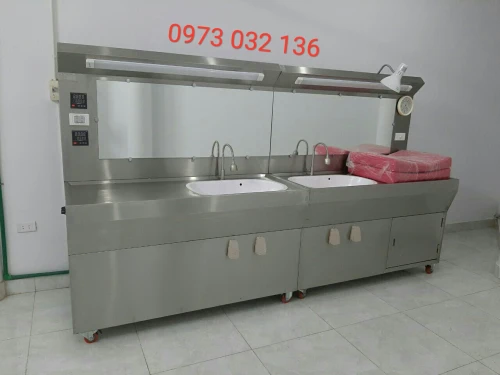 Bồn tắm trẻ sơ sinh Inox 2 chậu